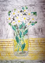 РОМАШКИ (пастель)