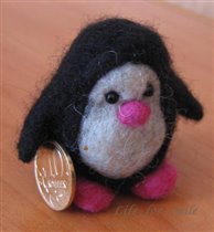 Пингвинчик с монеткой