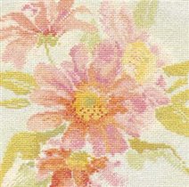 Derwentwater - Pink Chrsanthemums Watercolour