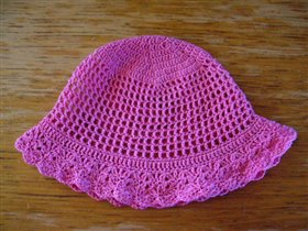 панамка для малышки.