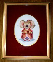 Мышь Минако, оформленная