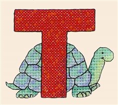 T for tortoise