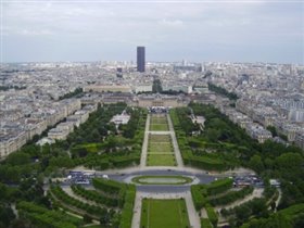 Париж с вершины Эйфелевой