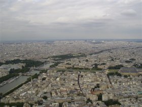 Париж с вершины Эйфелевой