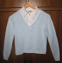 Пуловер обманка 