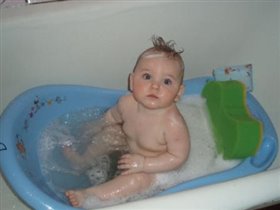 Сыночек в ванной