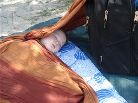 Киев, спим на пляже