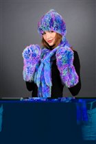 шапка  с помпоном