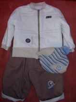 Осенний комплект - брючки, курточка, шапка на ребенка 1 год