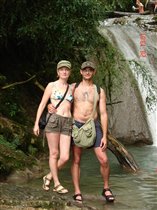 с мужем на экскурсии 33 водопада в долине реки Шахе,п.Головинка