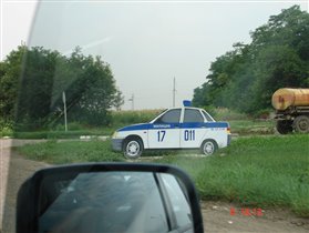 по трассе М-4 много картонных машин в Ростовской области