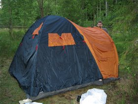 Наша новая палатка