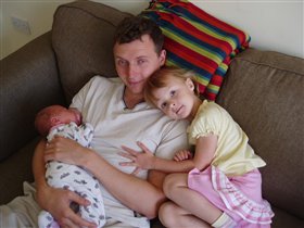 счастливый папа :)