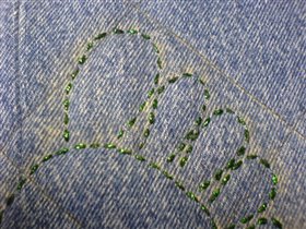 Для ноутбука - фрагмент стежки