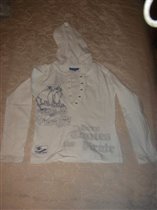 Белая кофточка хб на рост 116