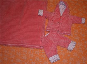 плед  и курточка со штанишками для Женечки Рыжей Белки