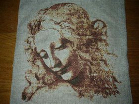 девушка -картина Леонардо Да Винчи