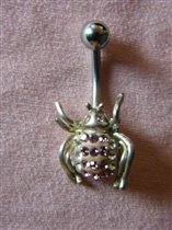 Пирсинг в пупок  отдам за