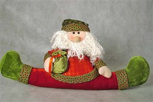 Мягкая игрушка 'Сидящий Санта' (ткань), 76 см