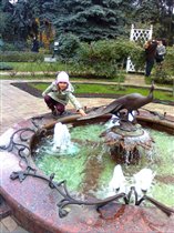 Фонтан в Тайницком саду Кремля