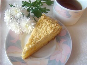 творожный пирог с крошкой