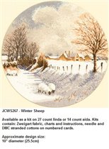 John Clayton Circles-JCWS267 Winter Sheep