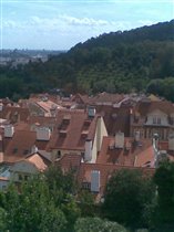 Вид на Прагу с горы