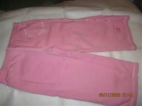 штаны розовые