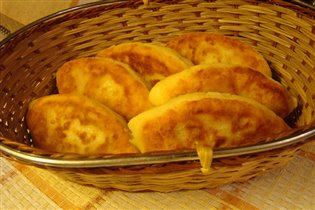 картофельные пирожки с мясом