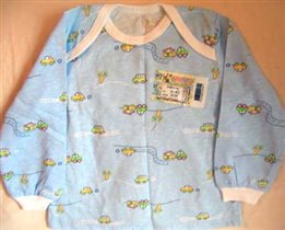 новая рубашечка 86рост тоненькая, трикотажная