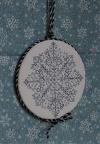 Christmas lace snowflake