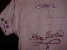 вышивка на спине