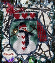 Frosty Mitten Ornament  (Mill Hill)