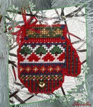 Sampler Mitten Ornament (Mill Hill)