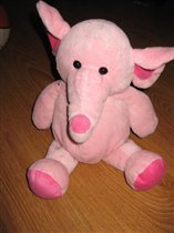 Поющий розовый слон-500р