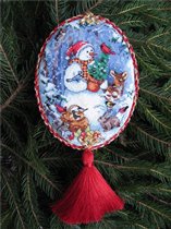 Dimensions 8656 Snow Friend Ornament