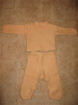 Шерстяной костюмчик  6-9 мес, р. примерно 68