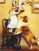 A-Little-Girl-And-Her-Sheltie