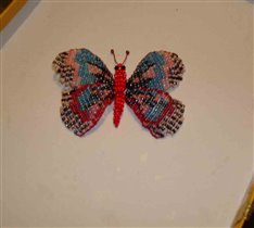 бабочка из бисера
