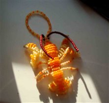 рак из бисера