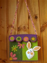 Весенне-пасхальная сумочка из фетра