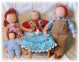 Наши домашние вальдорфские куклы