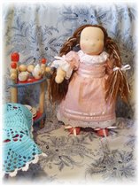 Нарядная вальдорфская кукла