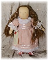 Нарядная вальдорфская кукла