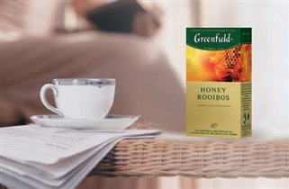Чай Greenfield 'Honey Rooibos',ройбуш 25пак.*1,5г. Цена без % 46,70 руб.