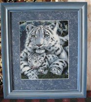 КК  'White Tigress and cub'