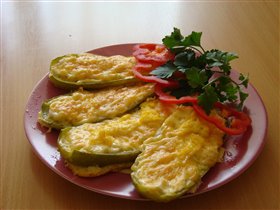 фаршированные кабачки с сыром