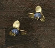 Blueberry Clip Earrings