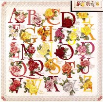 The rose alphabet (Vermillion)