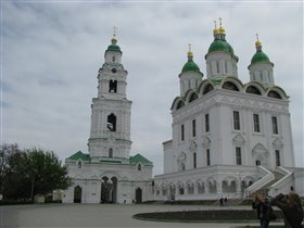 Астраханский кремль. Свежеотреставрированная часть.
